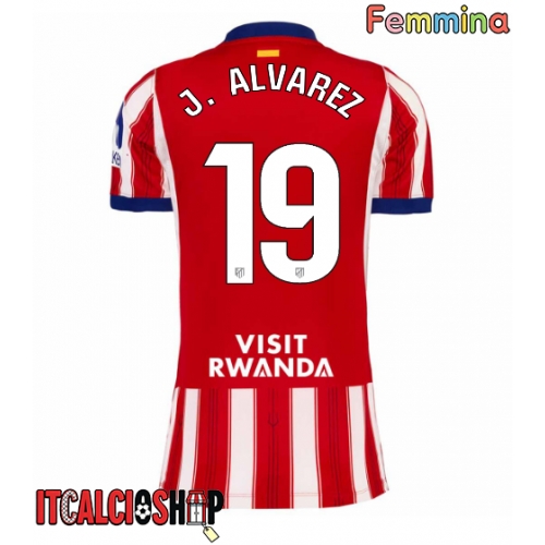 Atletico Madrid Julian Alvarez #19 Prima Maglia Femmina 2026-27 Manica Corta